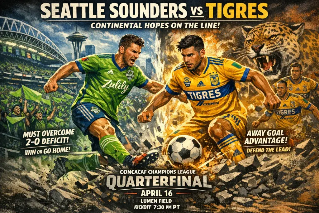 Seattle Sounders Face Tigres With Continental Hopes on the Line